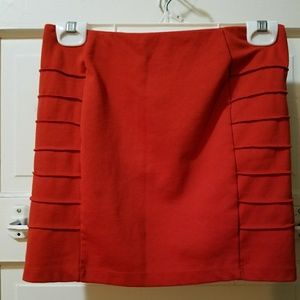 Red Mini Skirt